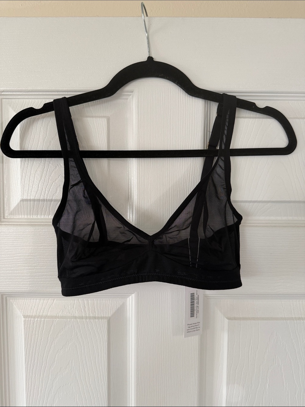 CUUP Black Sheer Mesh Bralette